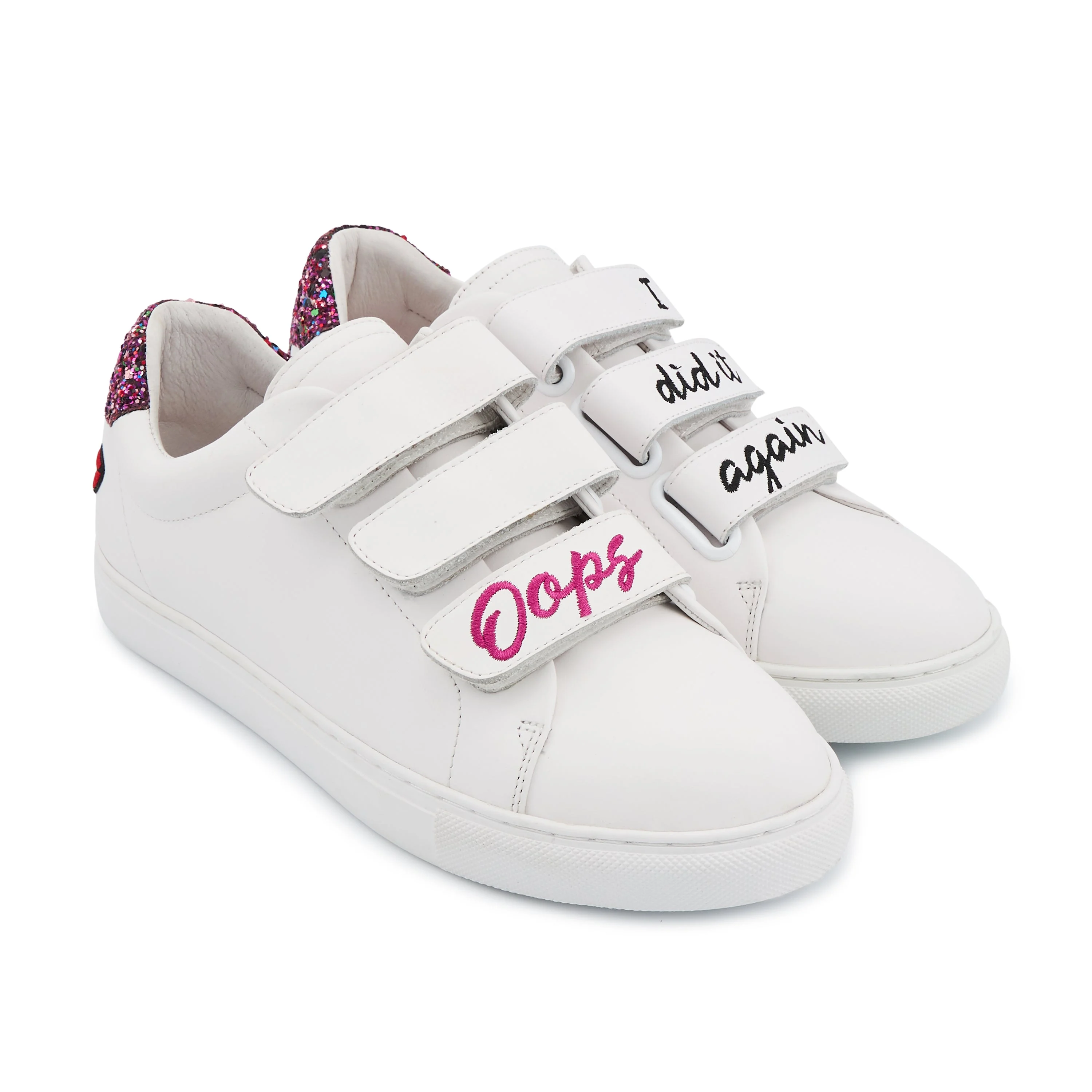 EDITH I DID IT AGAIN - Sneakers en cuir | Blanc