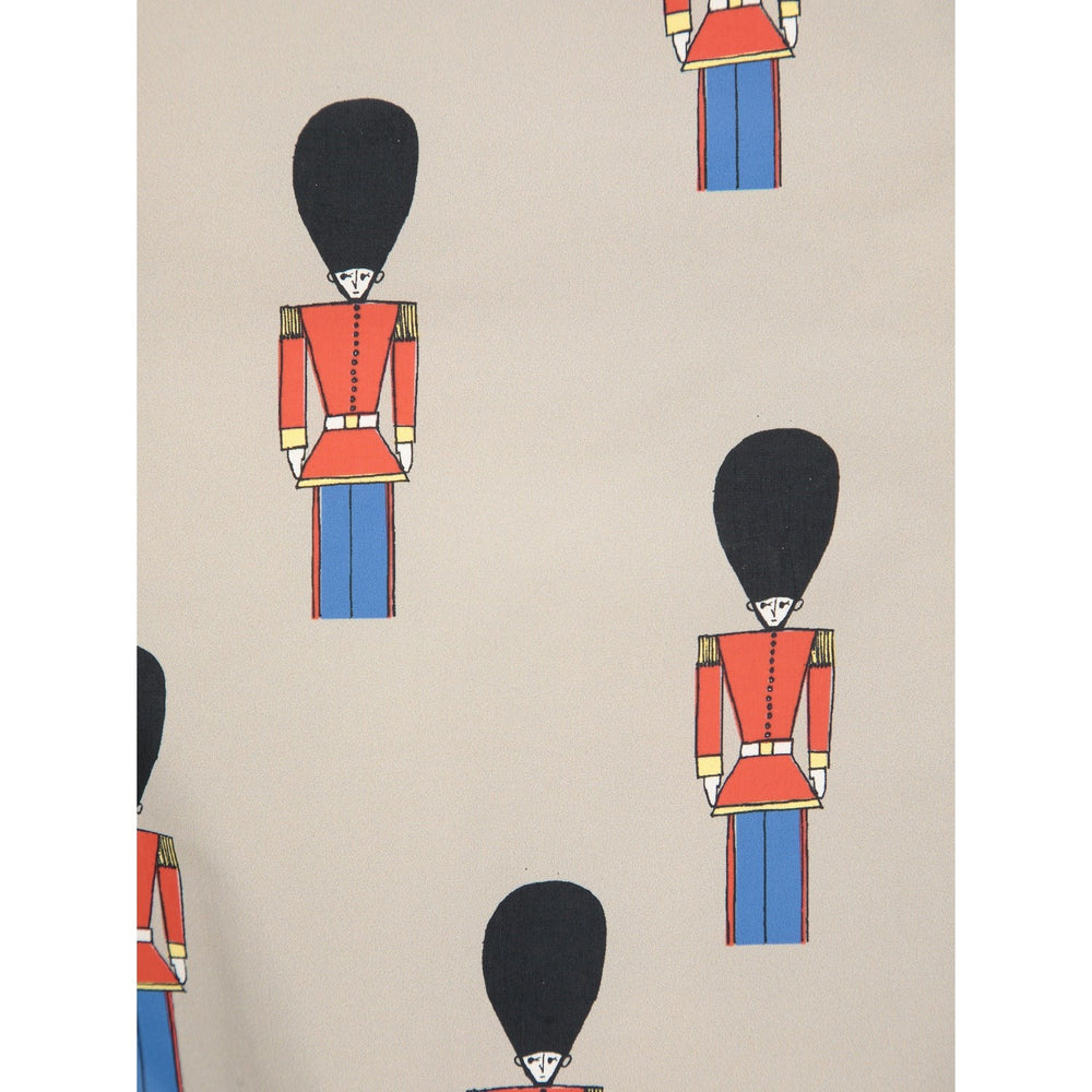 Køb Bobo Choses Beige Little Tin Soldiers All Over Padded Jakke