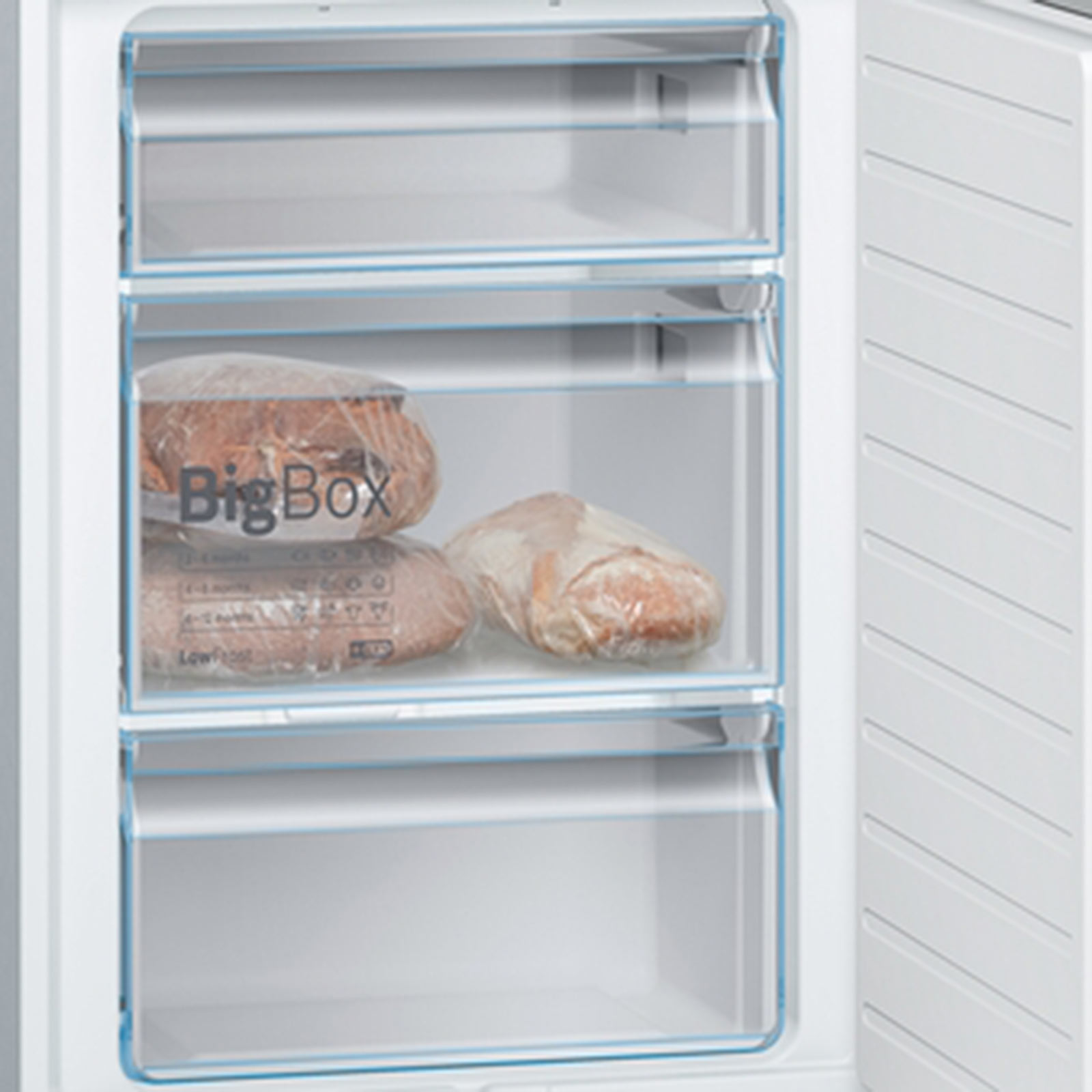 BOSCH Kühl-Gefrierkombination KGE39ALCA - Edelstahl-Optik - C