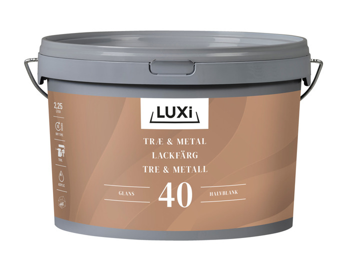 Træ & Metal 40 hvid 2,25 liter - Luxi