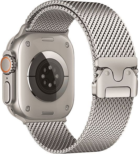 STRAP-IT - Milanese Band - Meerkleurig - Geschikt voor Apple Watch 44 - 45 - 46 - 49mm