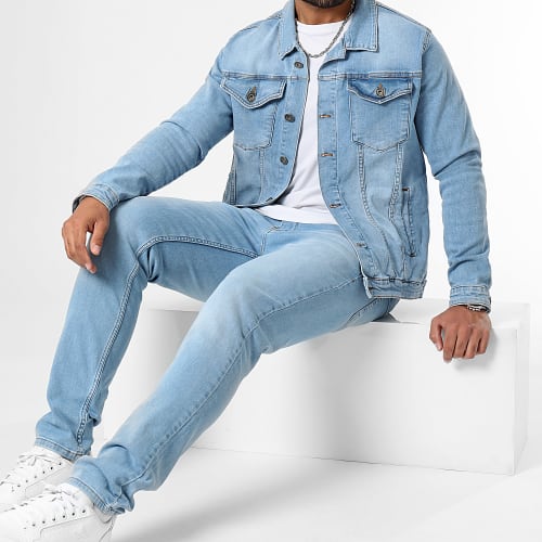 Ensemble Veste Jean Et Jean Regular Fit 2617 3077 Bleu Denim Wash