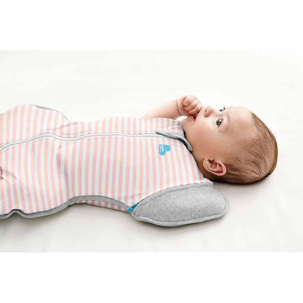overgangsslaapzak Fase 2 TOG 1.0 Pink/Grey streep