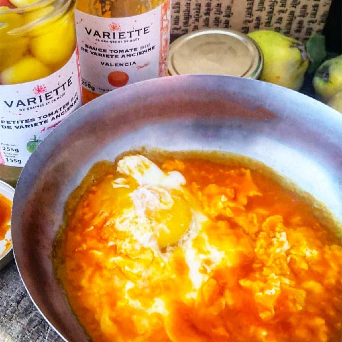 Sauce tomate bio de variété ancienne Valencia orange