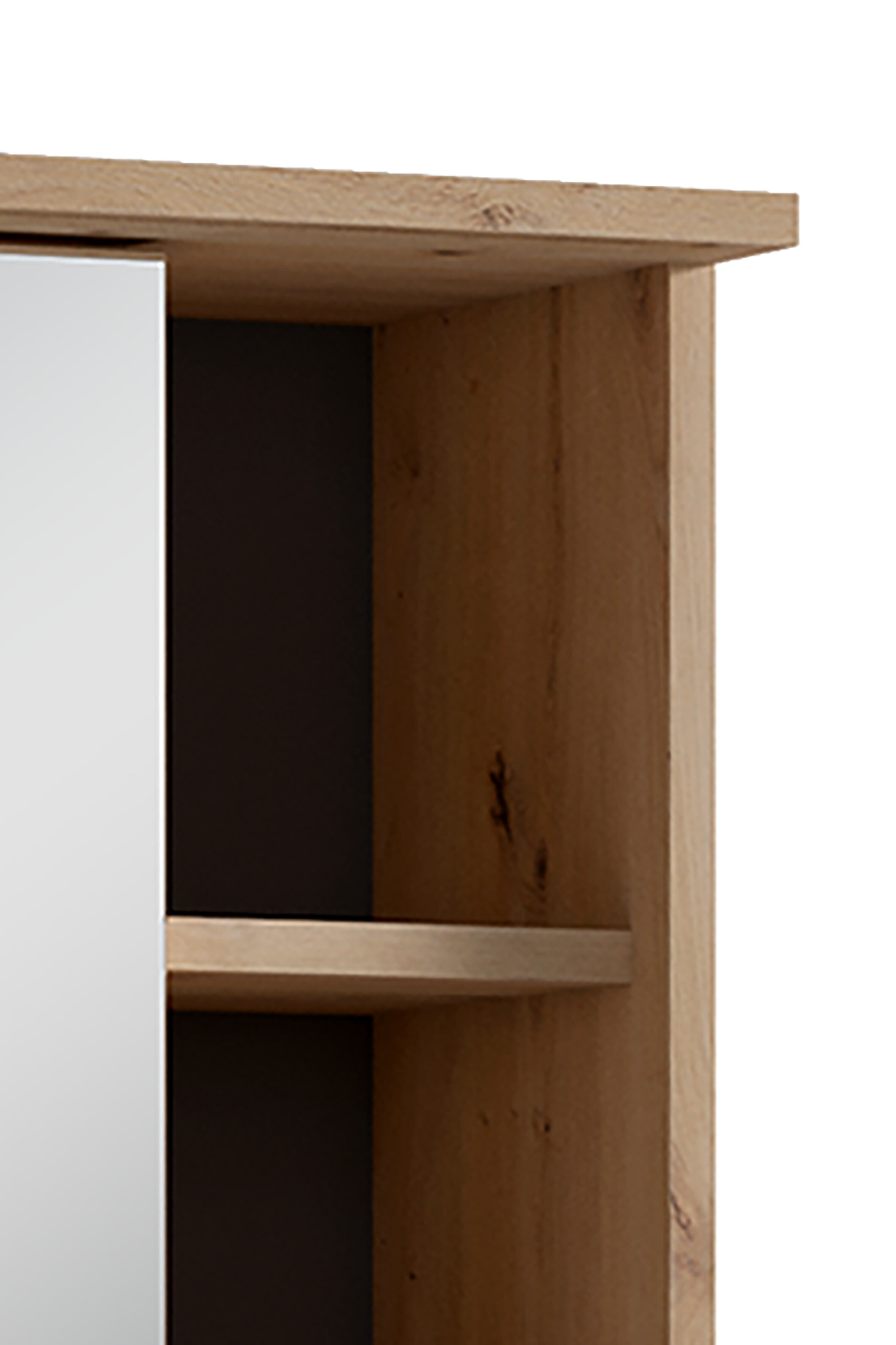 byLIVING Spiegelschrank WELLNESS, Breite 60 cm, Artisan Eiche (Eiche-Optik)