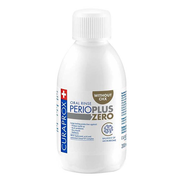Curaprox perio Plus + zero Mundspülung ohne CHX, 200 ml