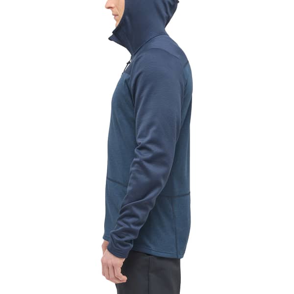 Veste polaire ski rando HAGLÖFS ROC FLASH MID HOOD M TARN BLUE