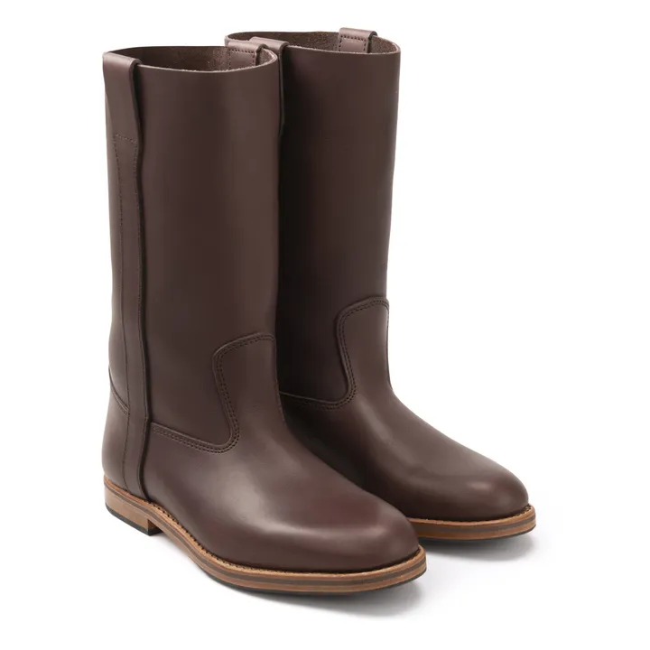 La Botte Gardiane Bottes Garance Cuir Gras | Café