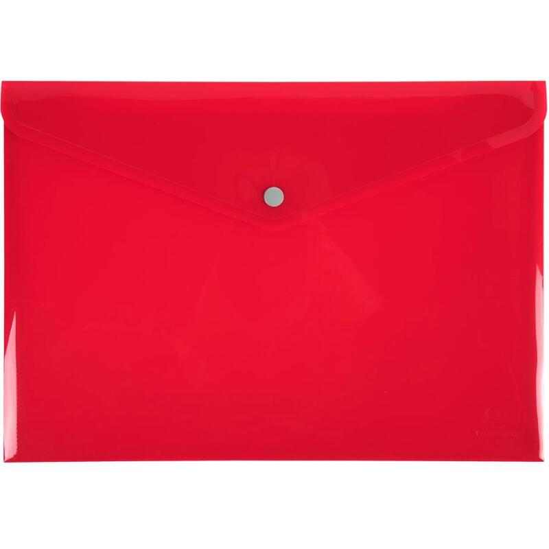 Pochette pression Iderama en polypropylène - Couleurs assorties