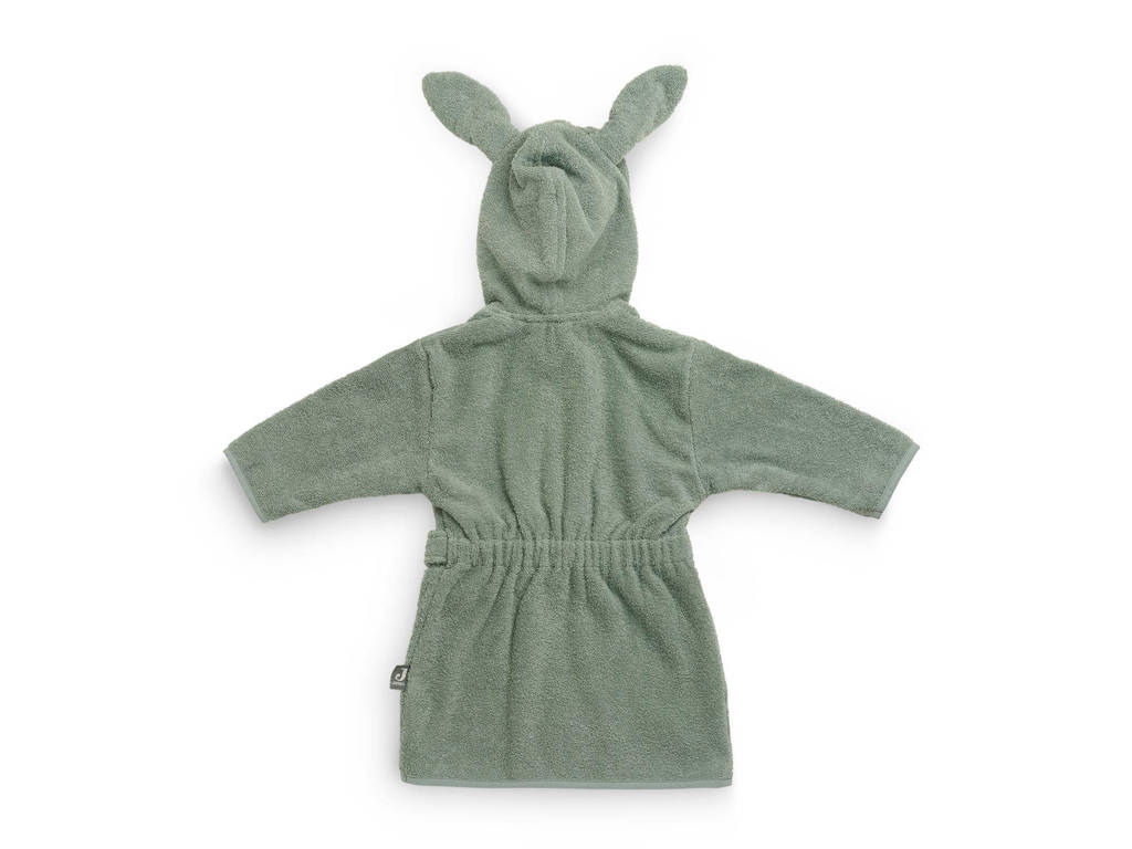 badstof badjas 3-4 jaar Ash Green
