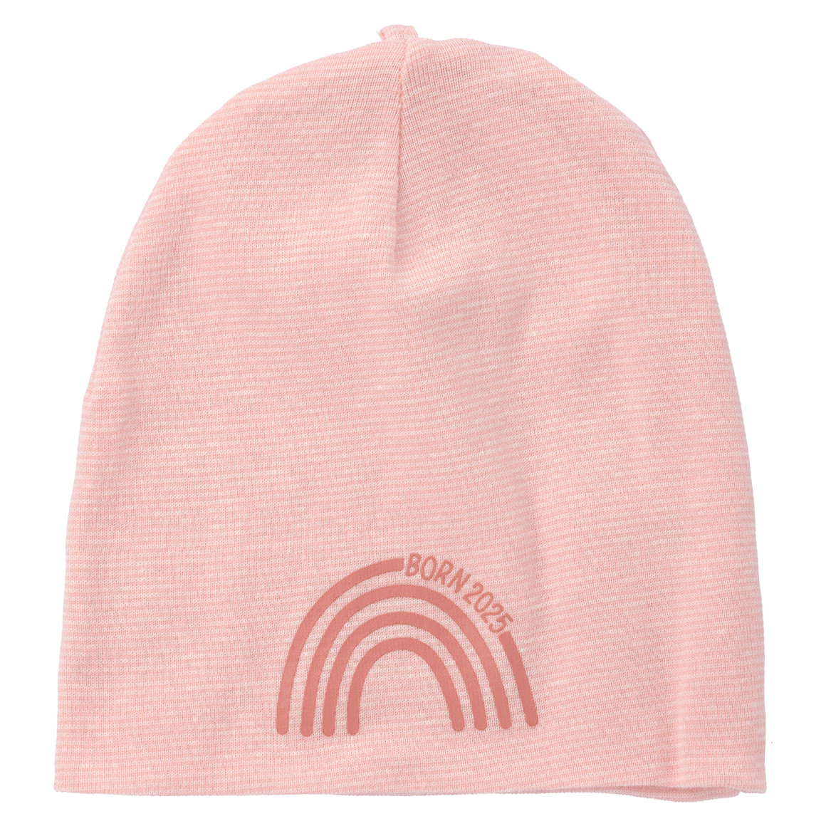 Topomini 2 Newborn Mützen Born 2025 rosa / hellbeige