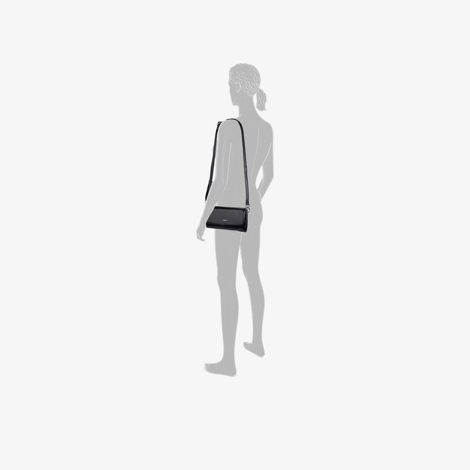 Gabor ABELINE Unisex Umhängetaschen schwarz