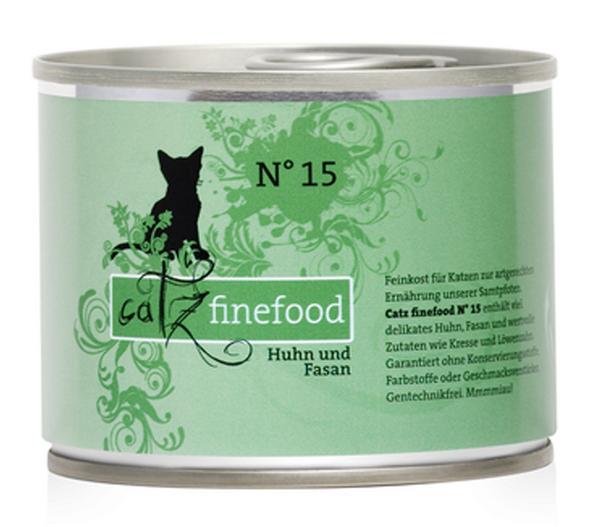 catz finefood Nassfutter für Katzen, 6 x 200