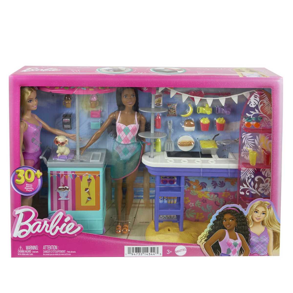 Coffret Malibu et Brooklyn à la plage