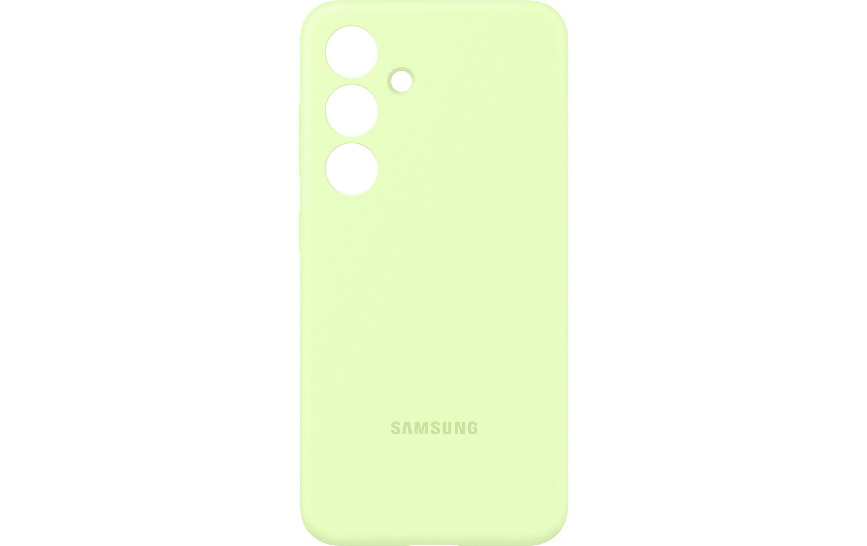 Back Cover Silicone Galaxy S24 GrünSchutzhülle für das Samsung Galaxy S24