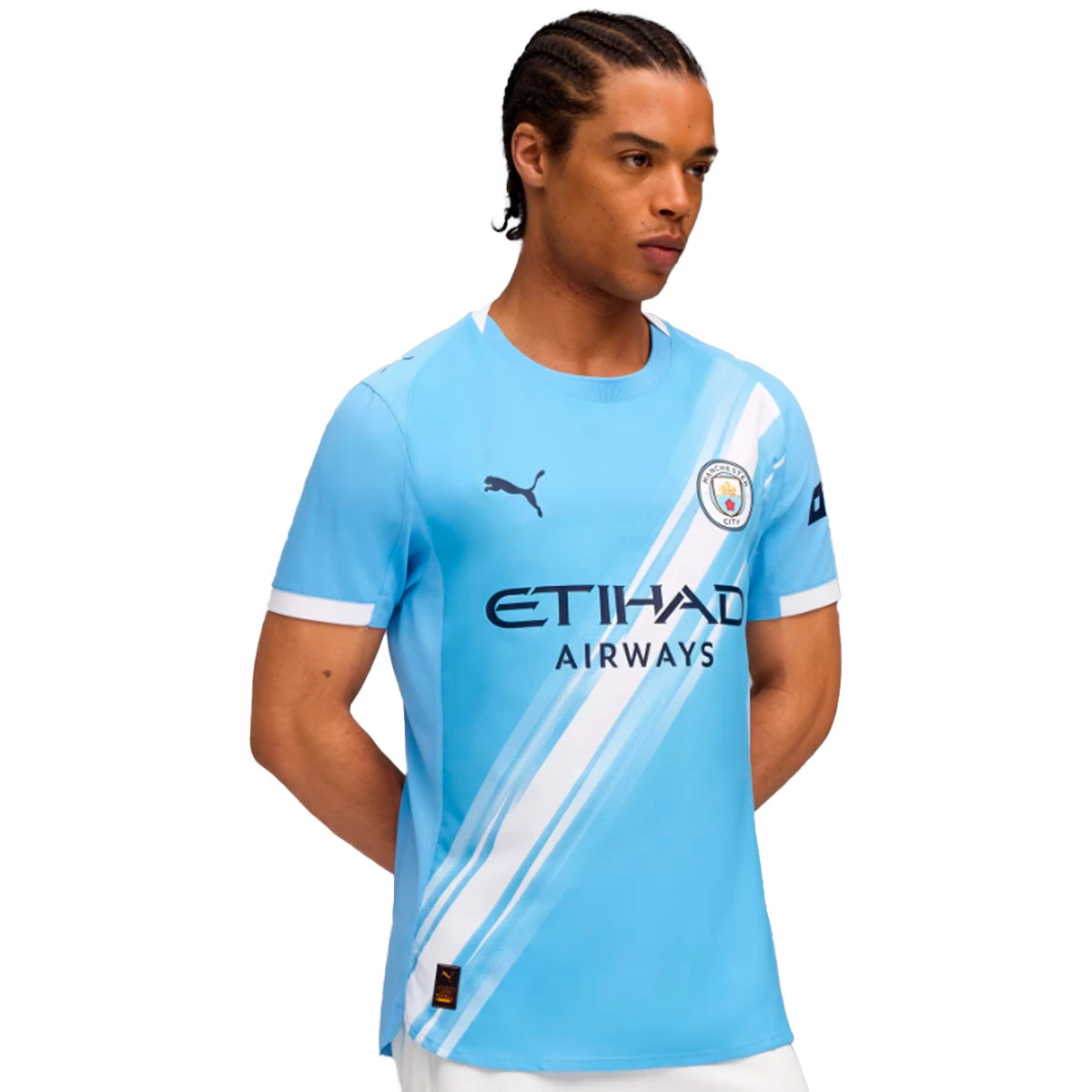 Camisola Puma Manchester City Primeiro Equipamento Authentic 2025-2026