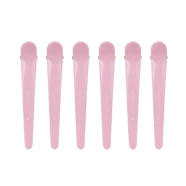 Conjunto de 6 presilhas para separar o cabelo da Brushworks
