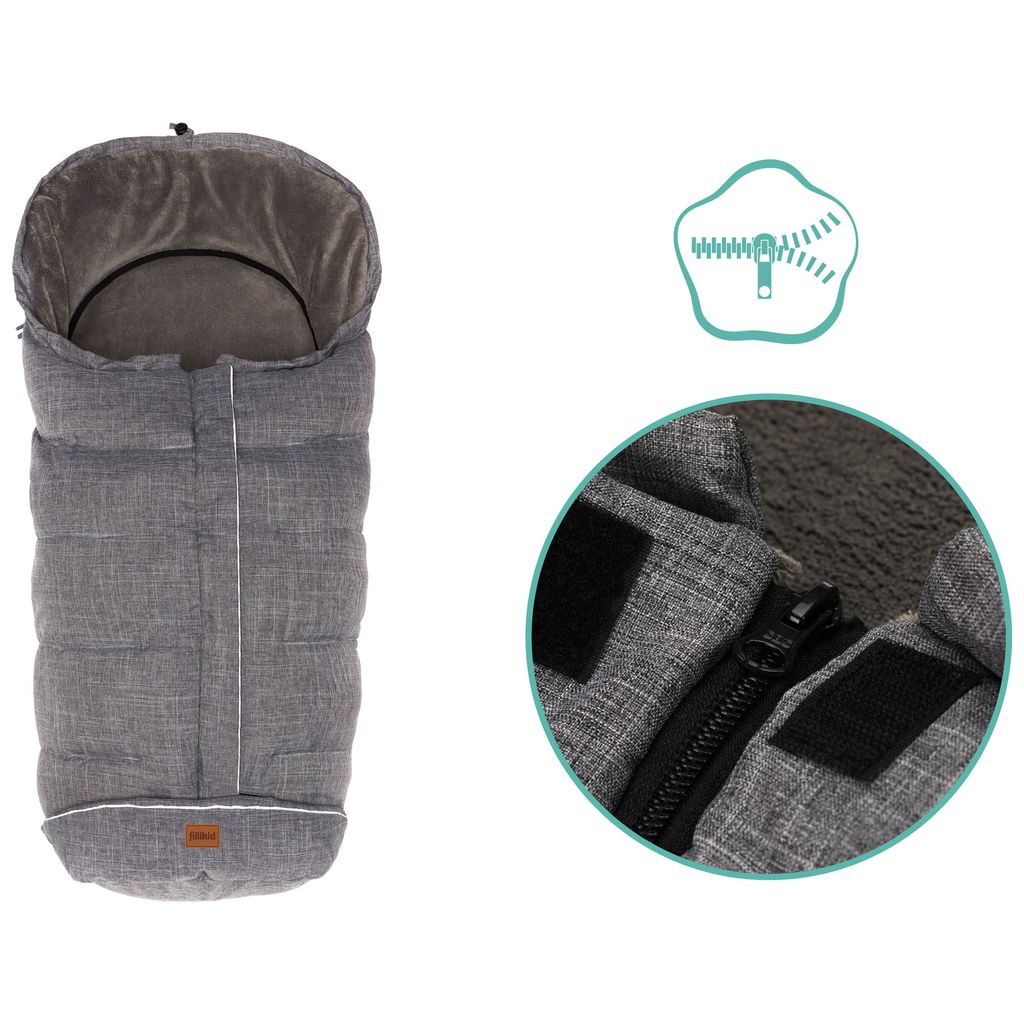 fillikidfillikid   Fusssack Kibo hellgrau melange