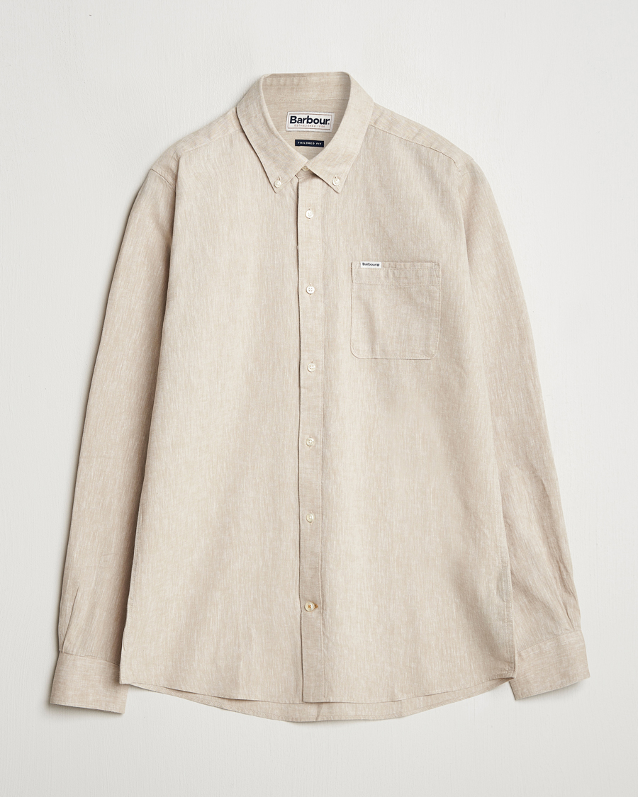 Barbour Lifestyle Nelson Linen/Cotton Shirt Stone