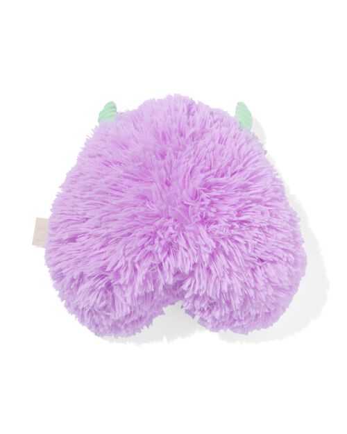 monstre en peluche lilas