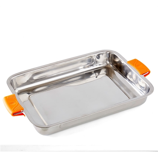 Poignées cocotte amovibles silicone orange