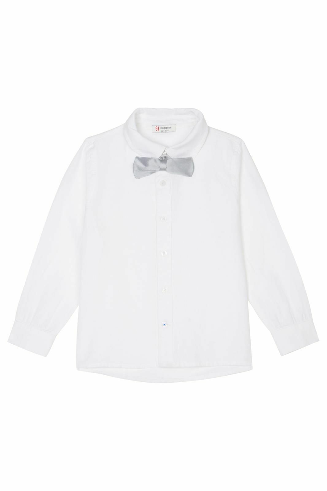 Noppies Kids Overhemd Milan - Blanc de Blanc