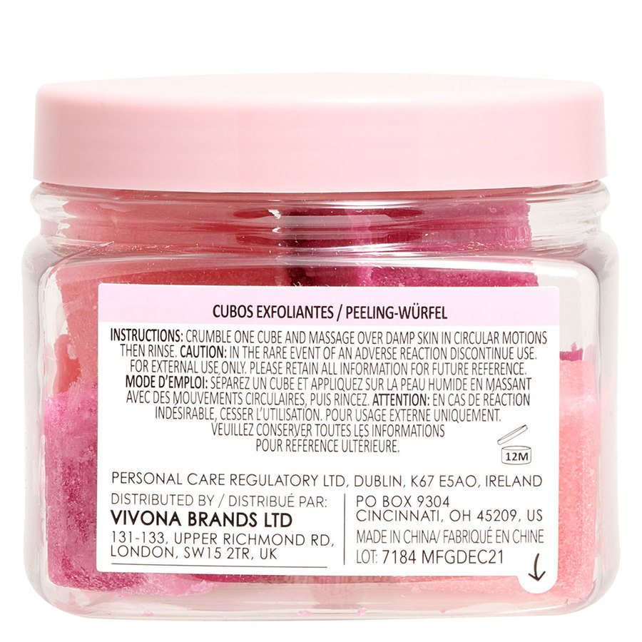 Sunday Exfoliating Cubes Rain Rose 150g
