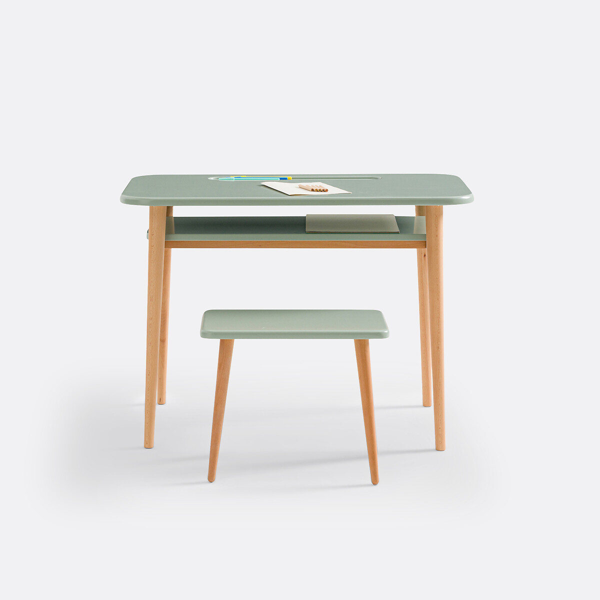 LA REDOUTE INTERIEURS<br>Mesa + sofá, estilo escolar, Jimi