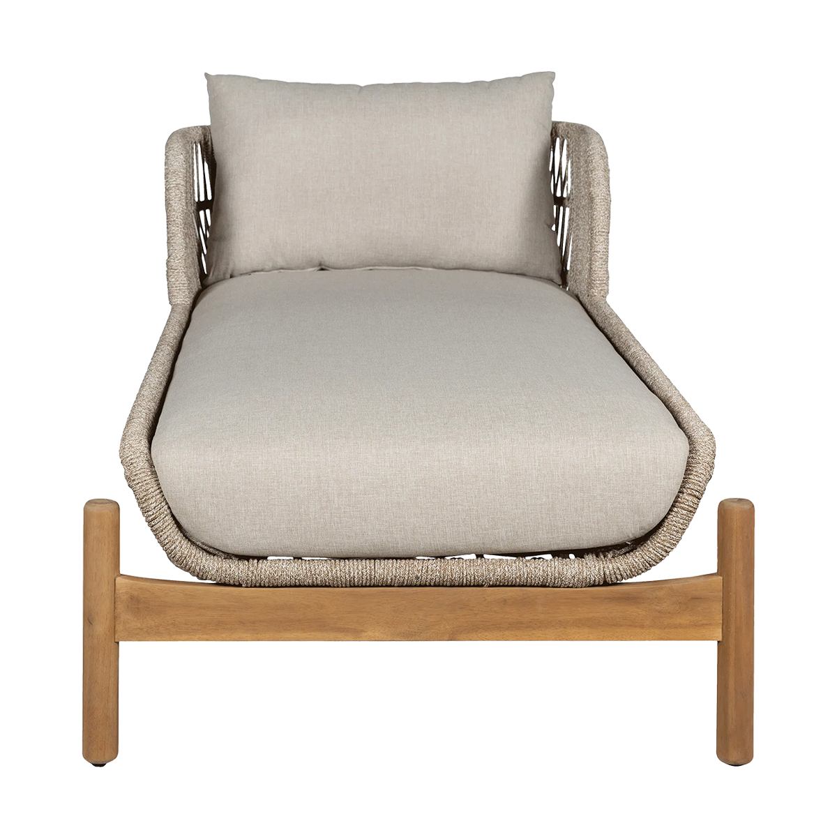 Tuin loungestoel Teresa - met zitkussens Beige