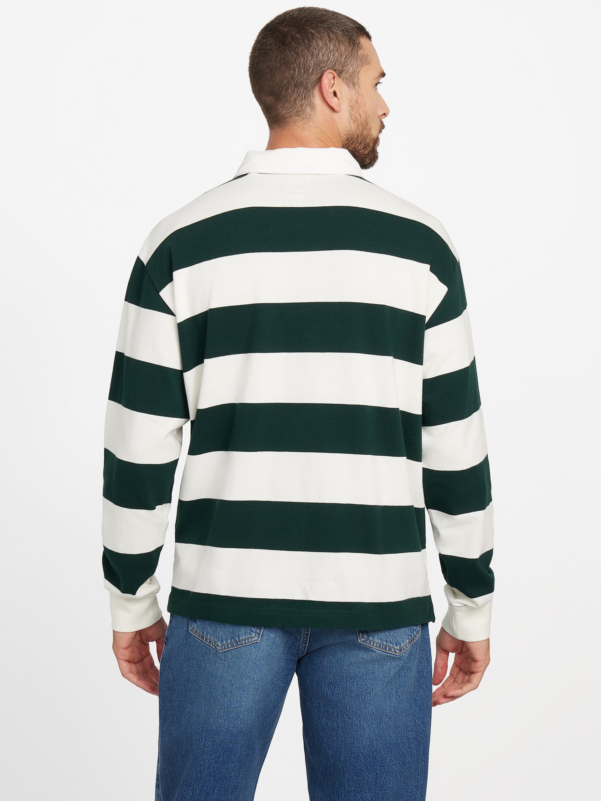 Polo de rugby Eco Alpine Stripe