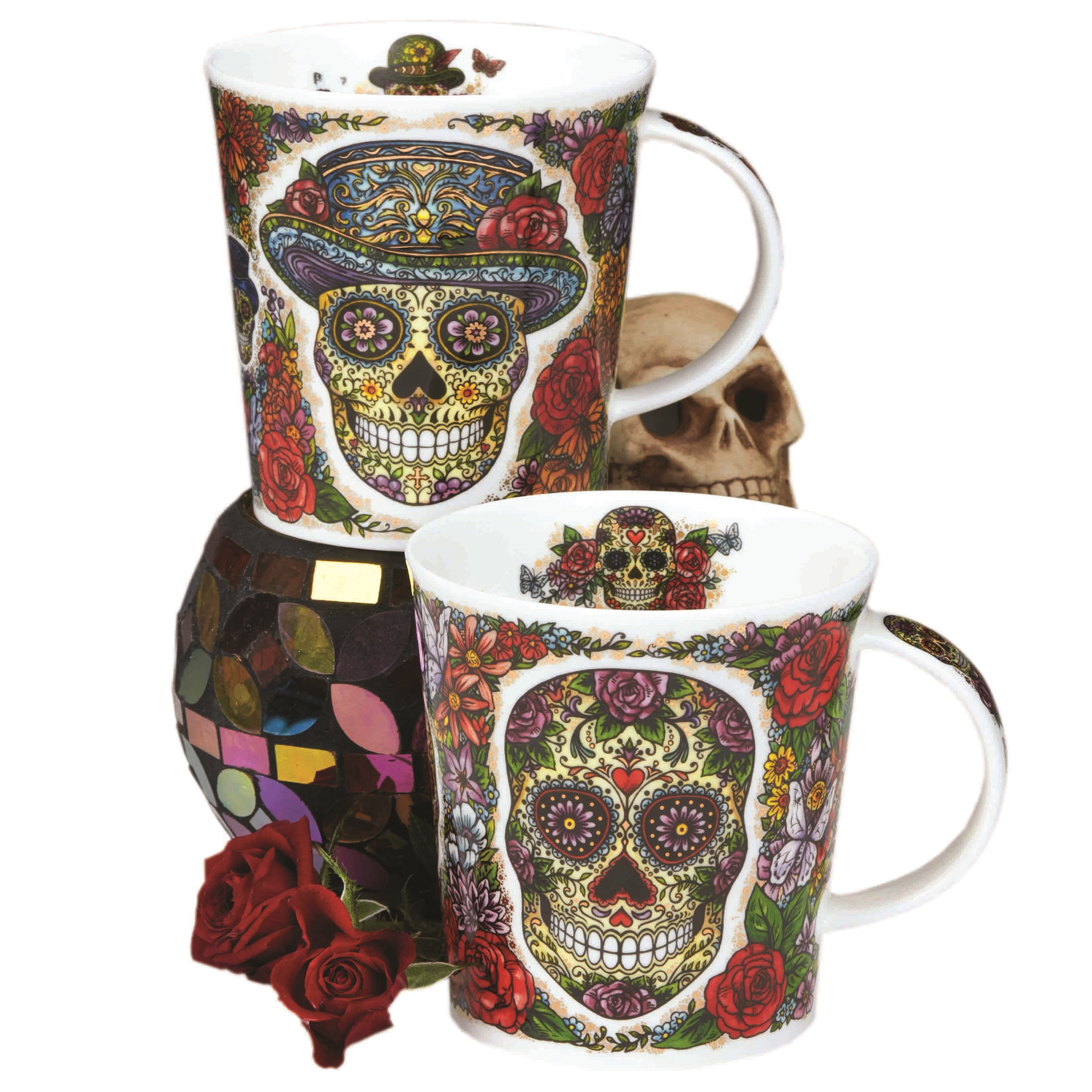 Dunoon Becher Lomond Dia de Muertos No Hat