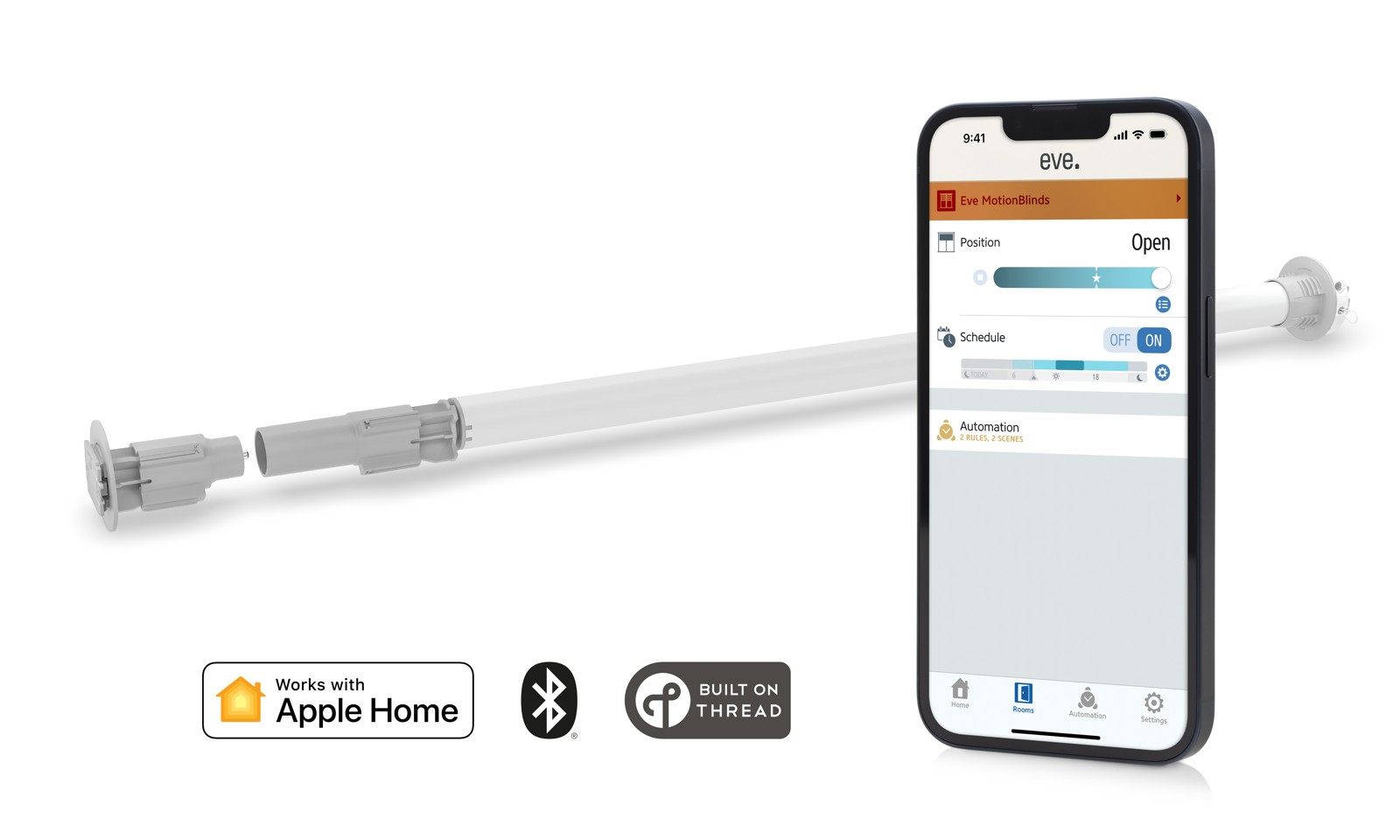 Eve MotionBlinds - Eve MotionBlinds Opgraderingssæt til Rullegardiner (HomeKit)