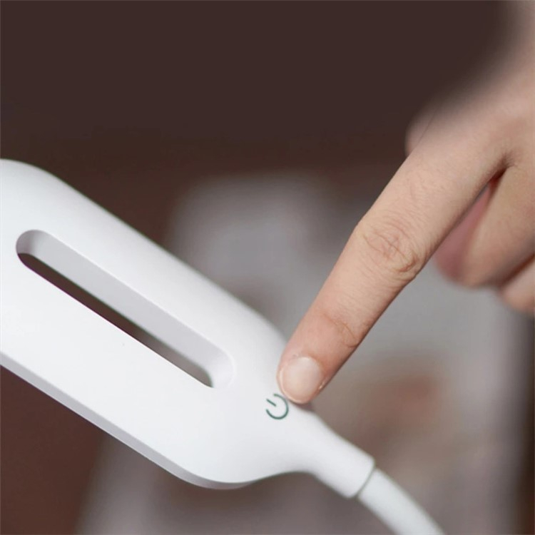 (15W) LED Schreibtisch Lampe Qi Wireless USB Charger Ladegerät Tischleuchte mit Schwanenhals inkl. Stifte Halter für Smartphones - Schwarz