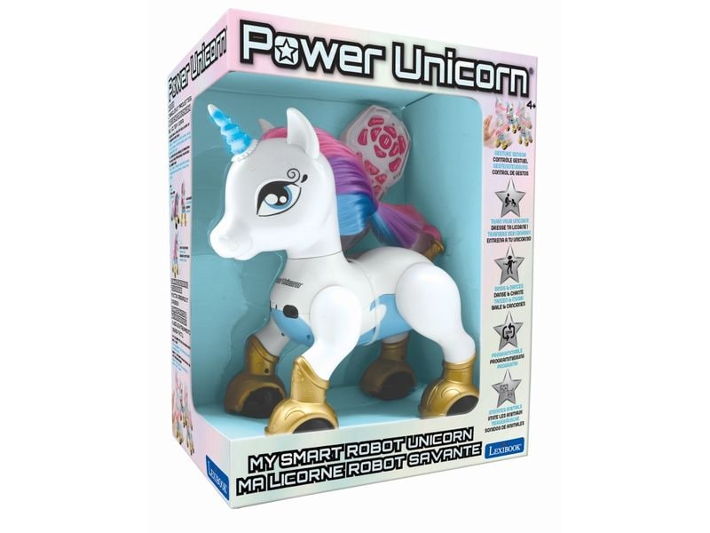 Lexibook Power Unicorn Robotereinhorn Programmierbares, taktiles Robotereinhorn mit Fernbedienung