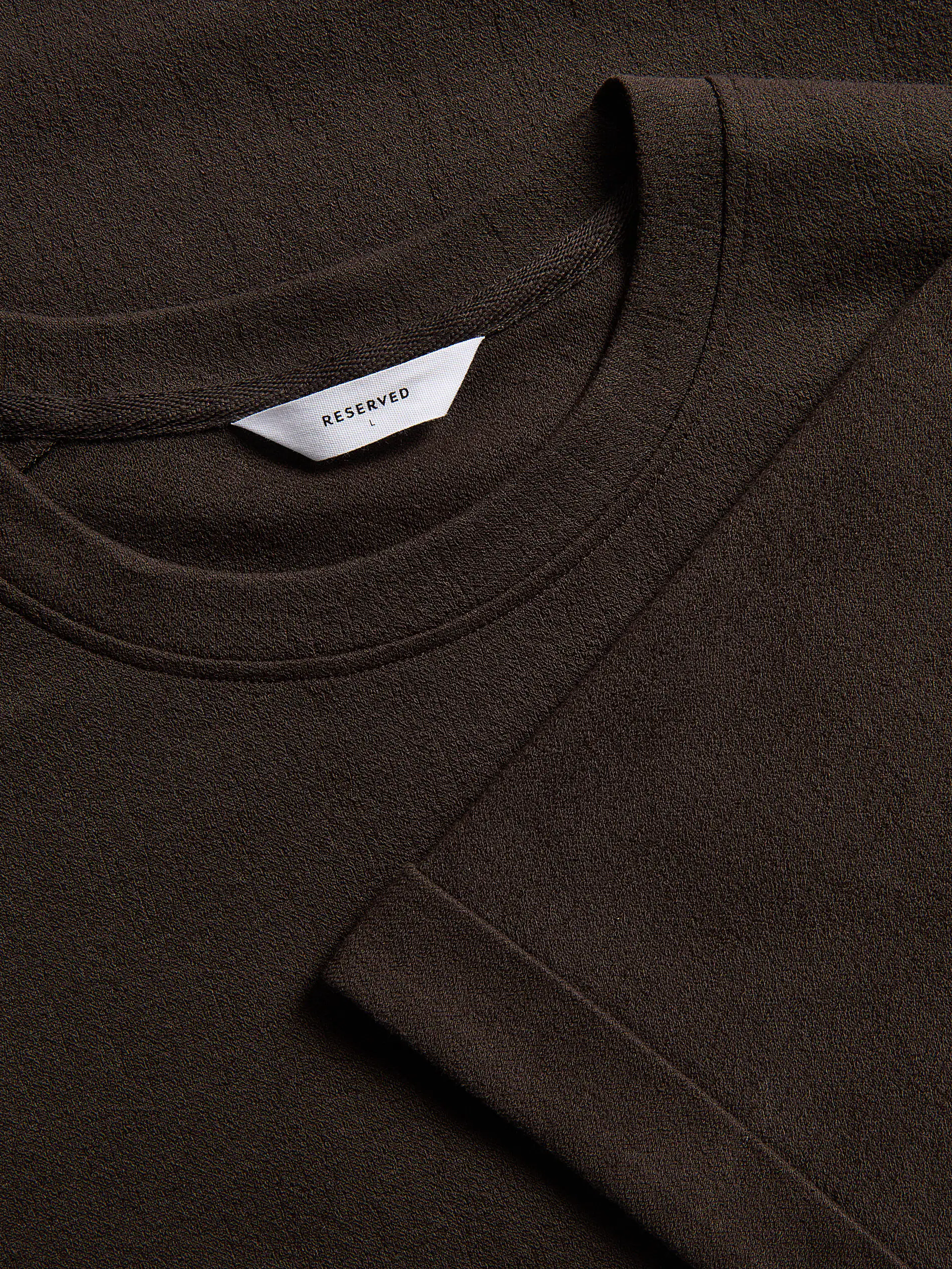 T-Shirt im Comfort-Fit aus Strukturstoff