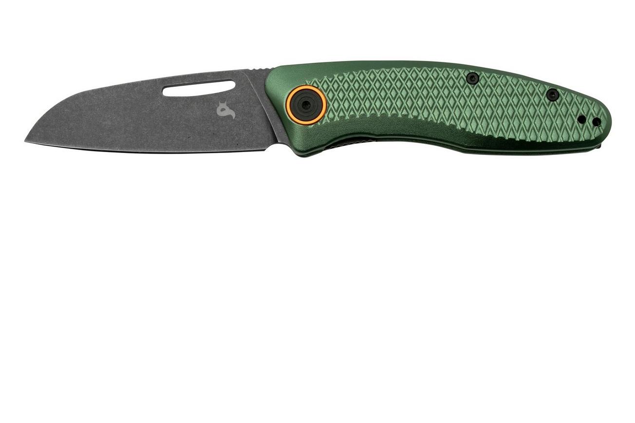 Black Fox Feresa BF-762OD Blackwashed D2, OD Green Aluminium, zakmes