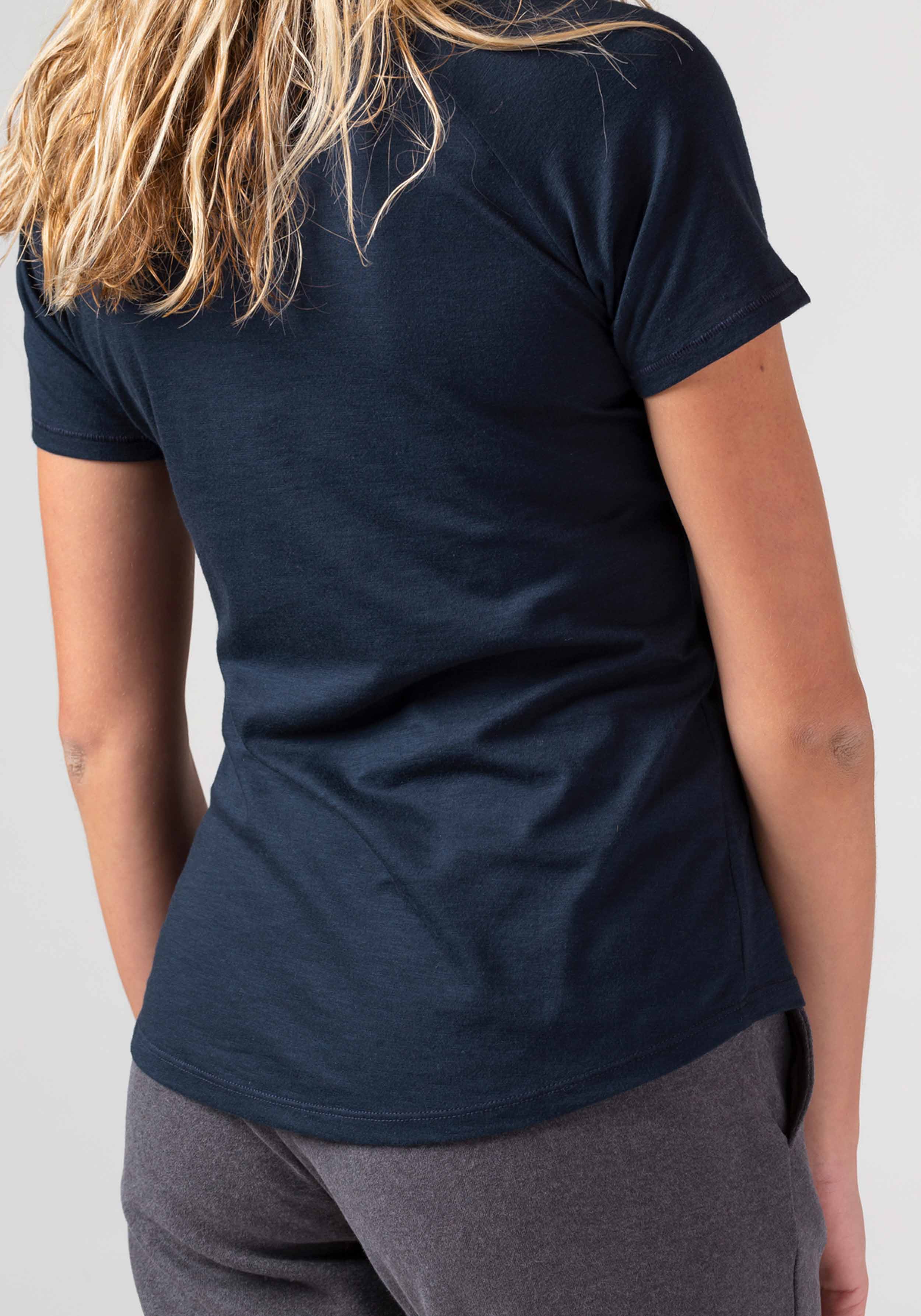 WE ARE ZRCL Damen Raglan T-Shirt Basic Blue