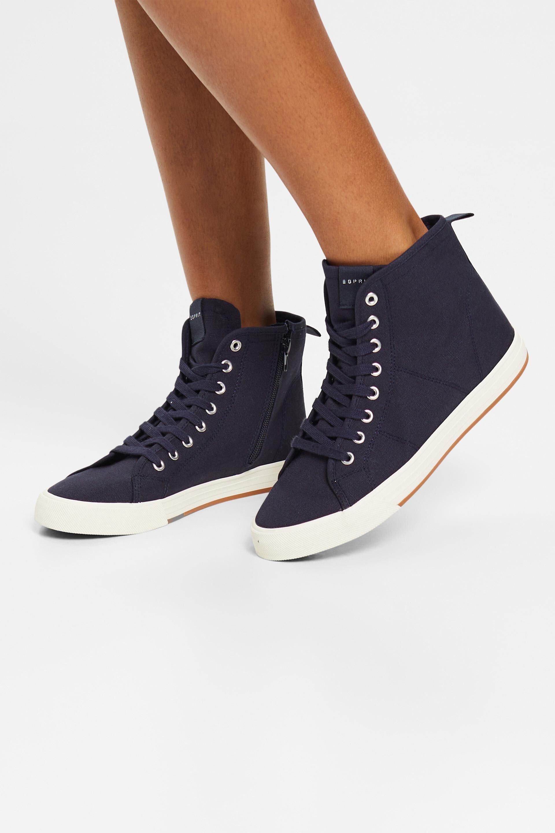 Sneakers montantes en toile