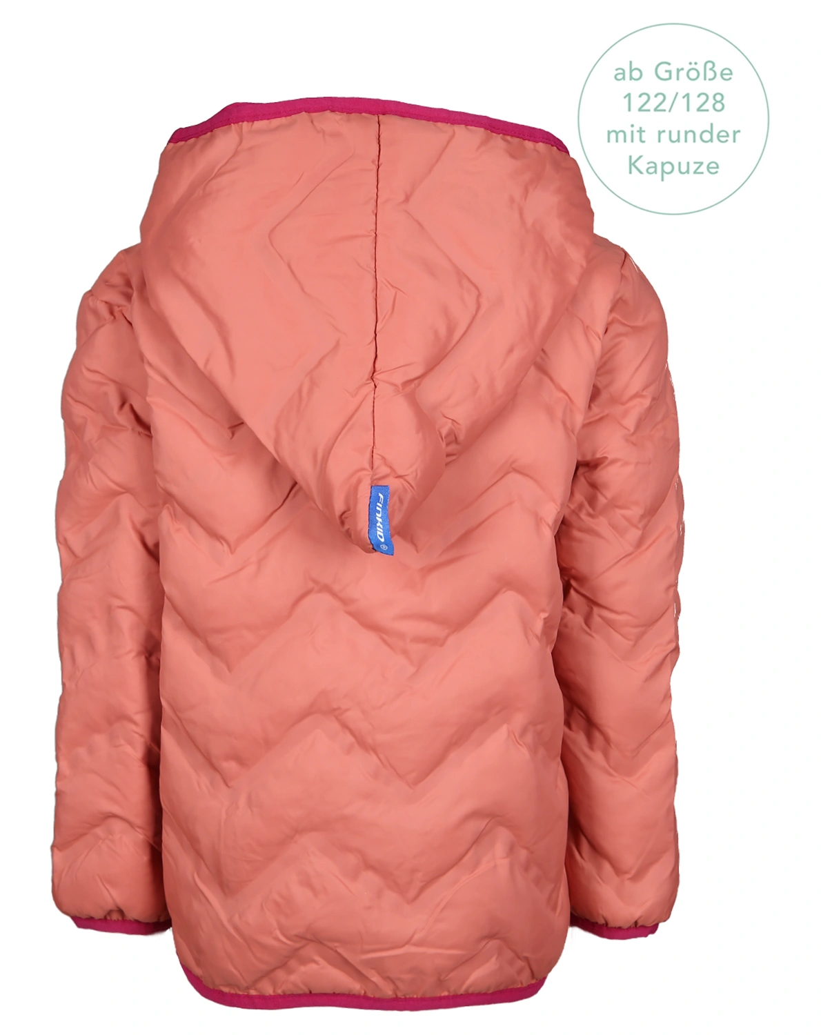 Steppjacke VANUKAS AIR mit Zipfelkapuze in terracotta/berry