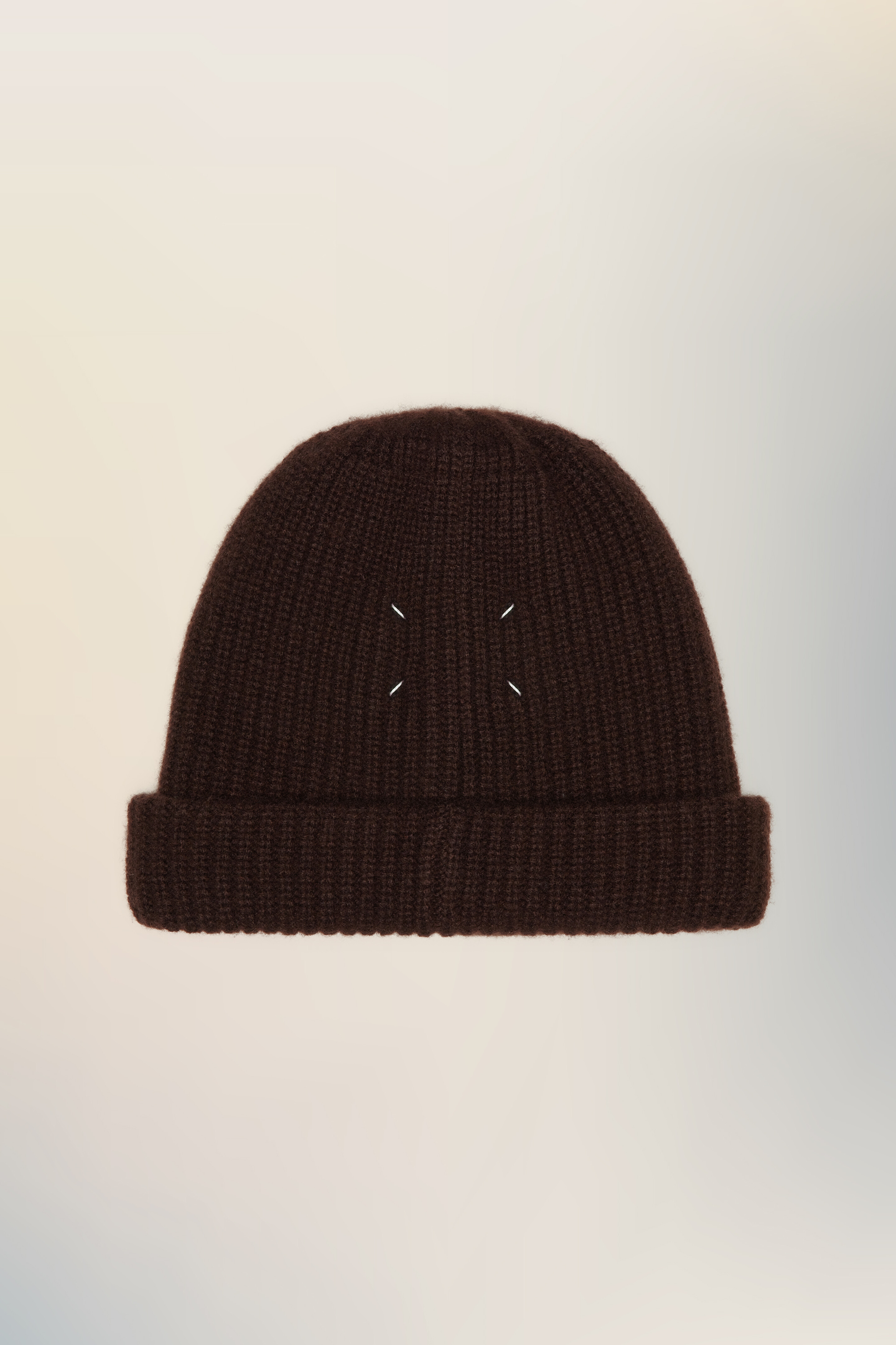 Bonnet en cachemire marron pour homme Tapenade