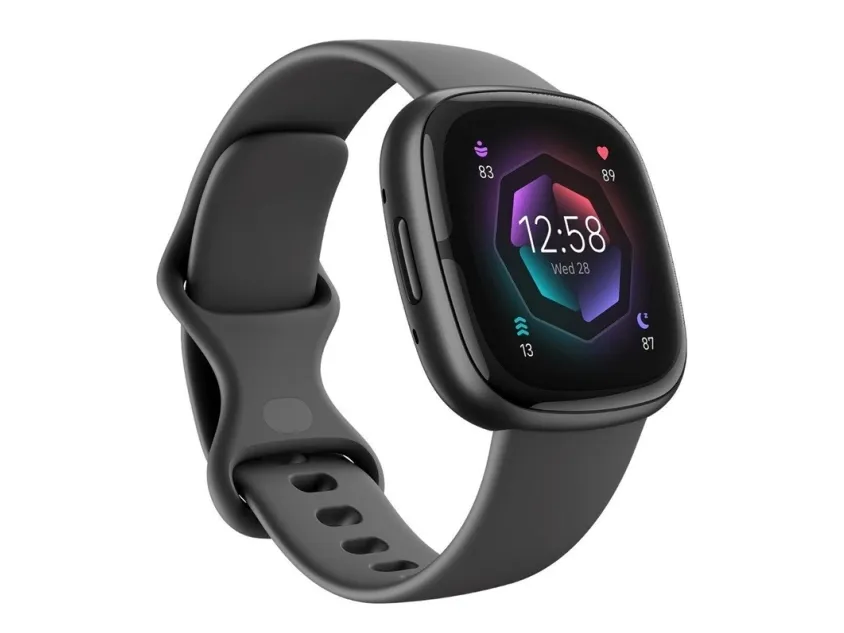 Fitbit Sense 2 - 40 mm - grafit - smart ur med bånd - grafit - håndledsstørrelse: up to 209 mm - NFC, Bluetooth