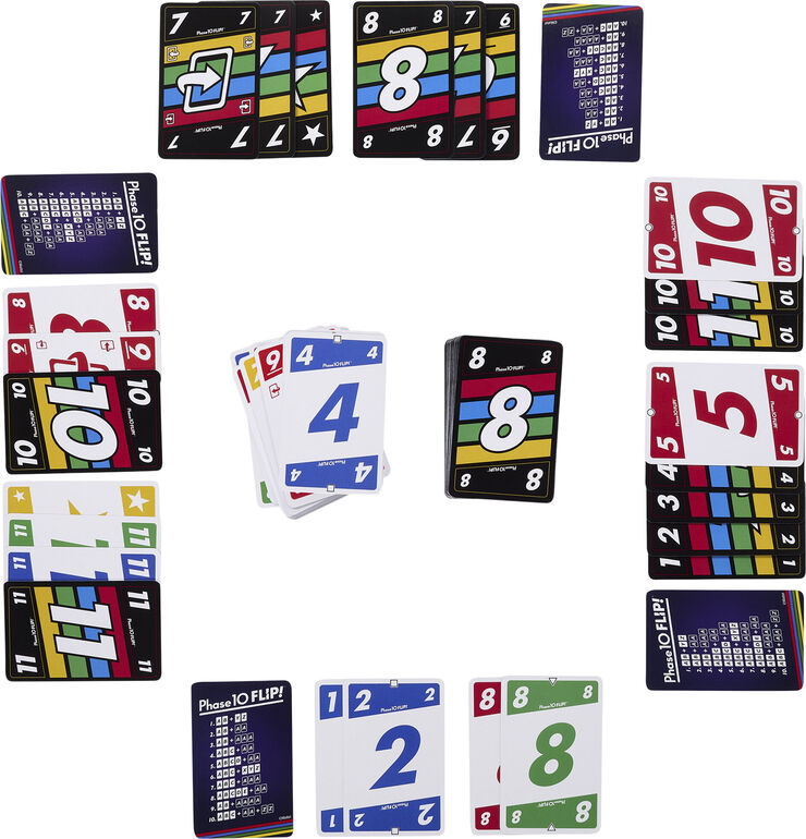 Mattel Games Phase 10 Flip