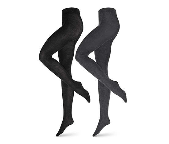 2 Paar Strickstrumpfhosen