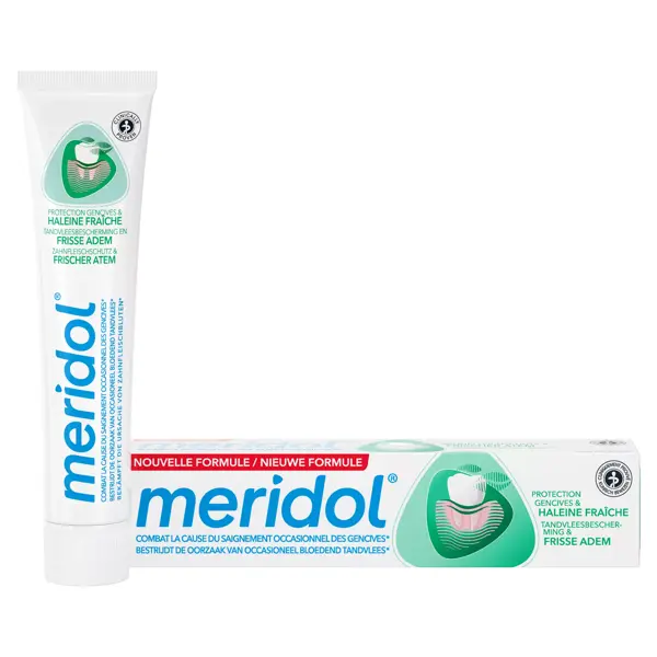 Pasta de dentes Meridol para proteção das gengivas e hálito fresco, 75ml