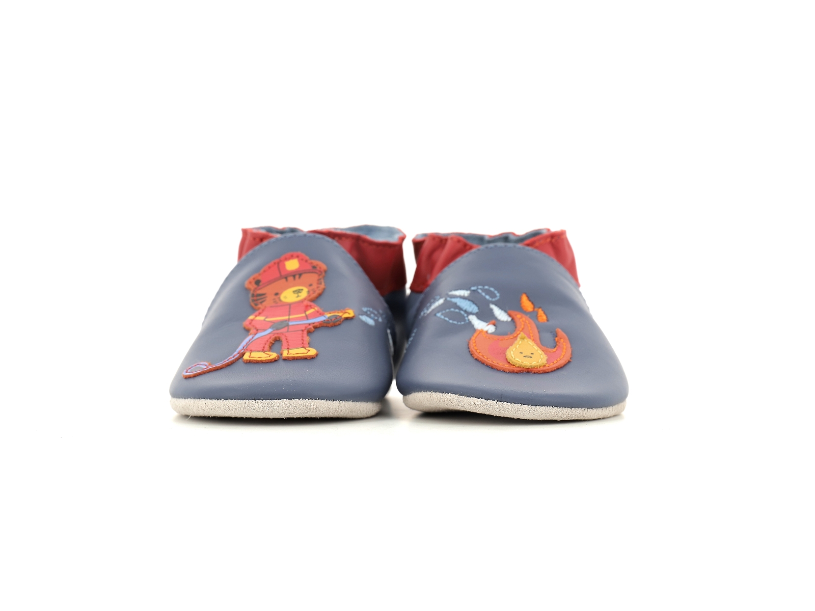 Robeez-FIRE CONTROL Cuir Bleu