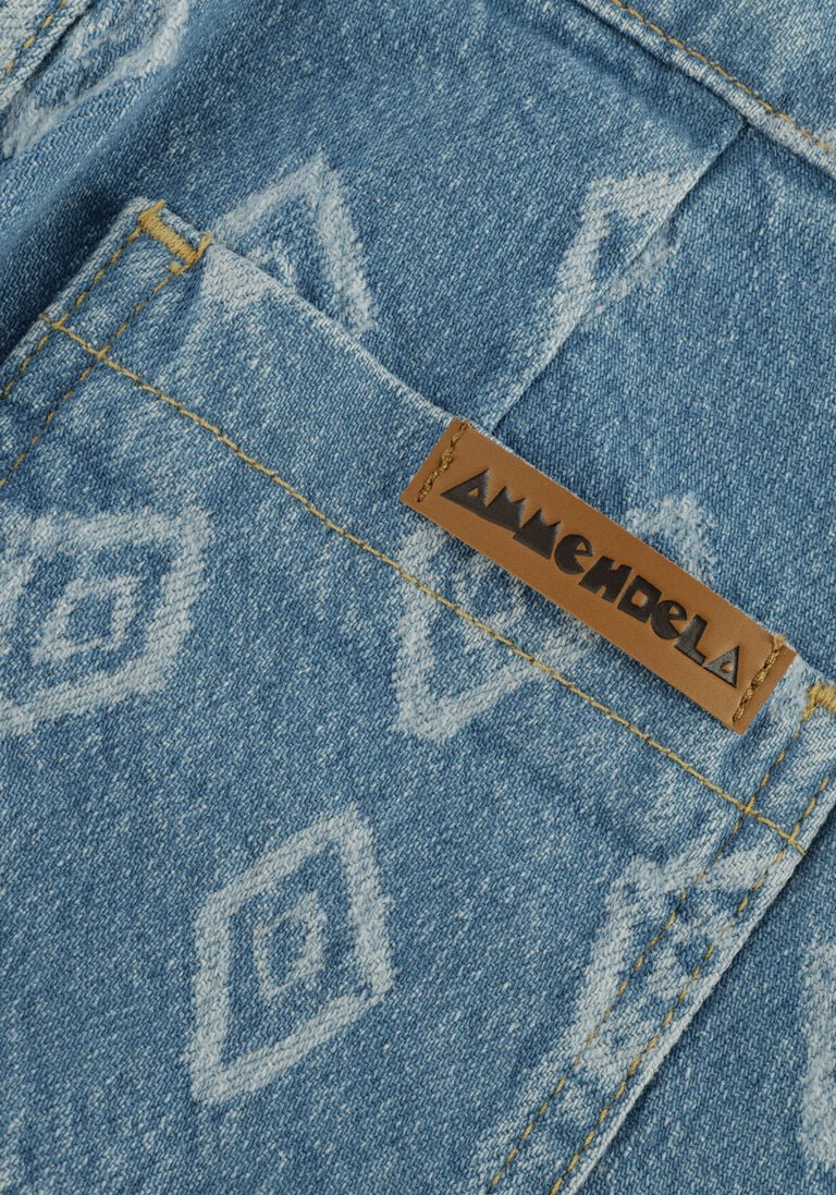 AMMEHOELA blauwe ammehoela wide jeans am.puck.07