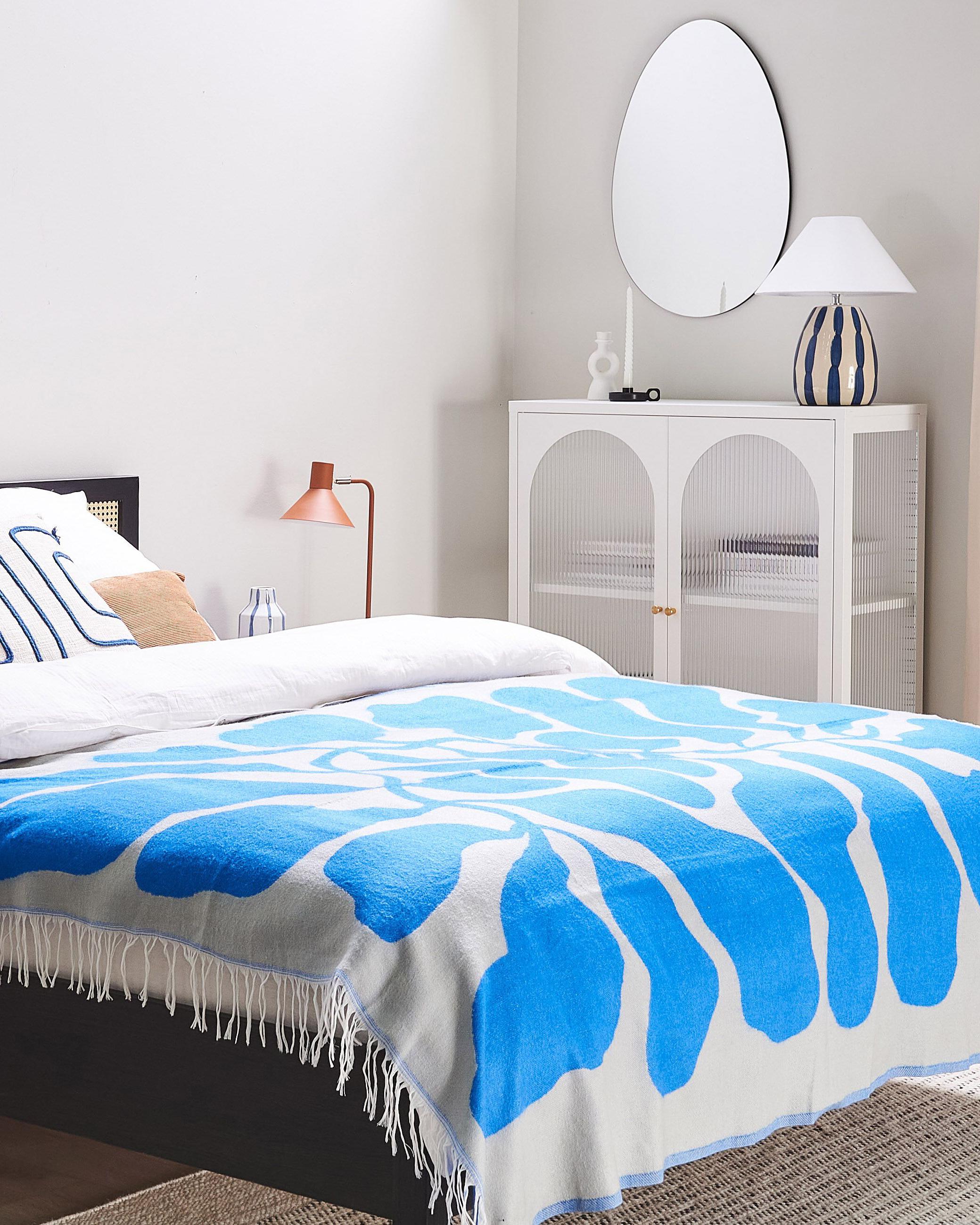 Tafellamp LUCHETTI Keramiek Wit/blauw
