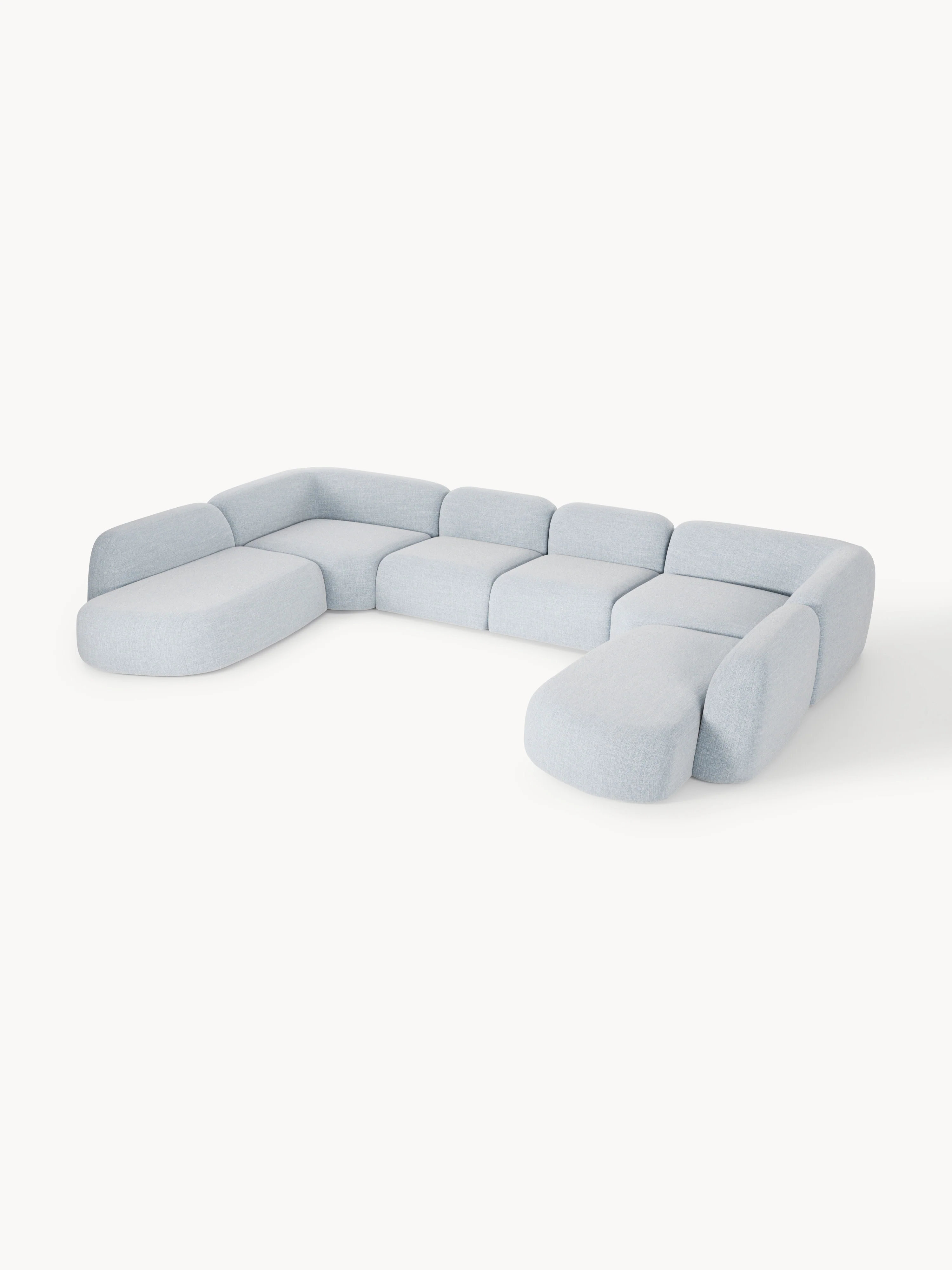 Modulaire bouclé XL bank Wolke