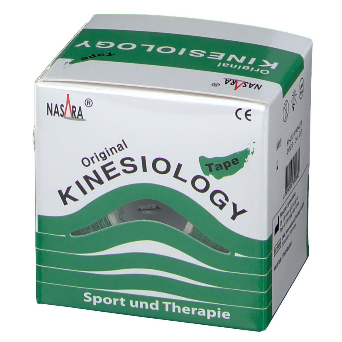 NASARA® Kinesiology-Tape classic 5 cm x 5 m Rolle Grün