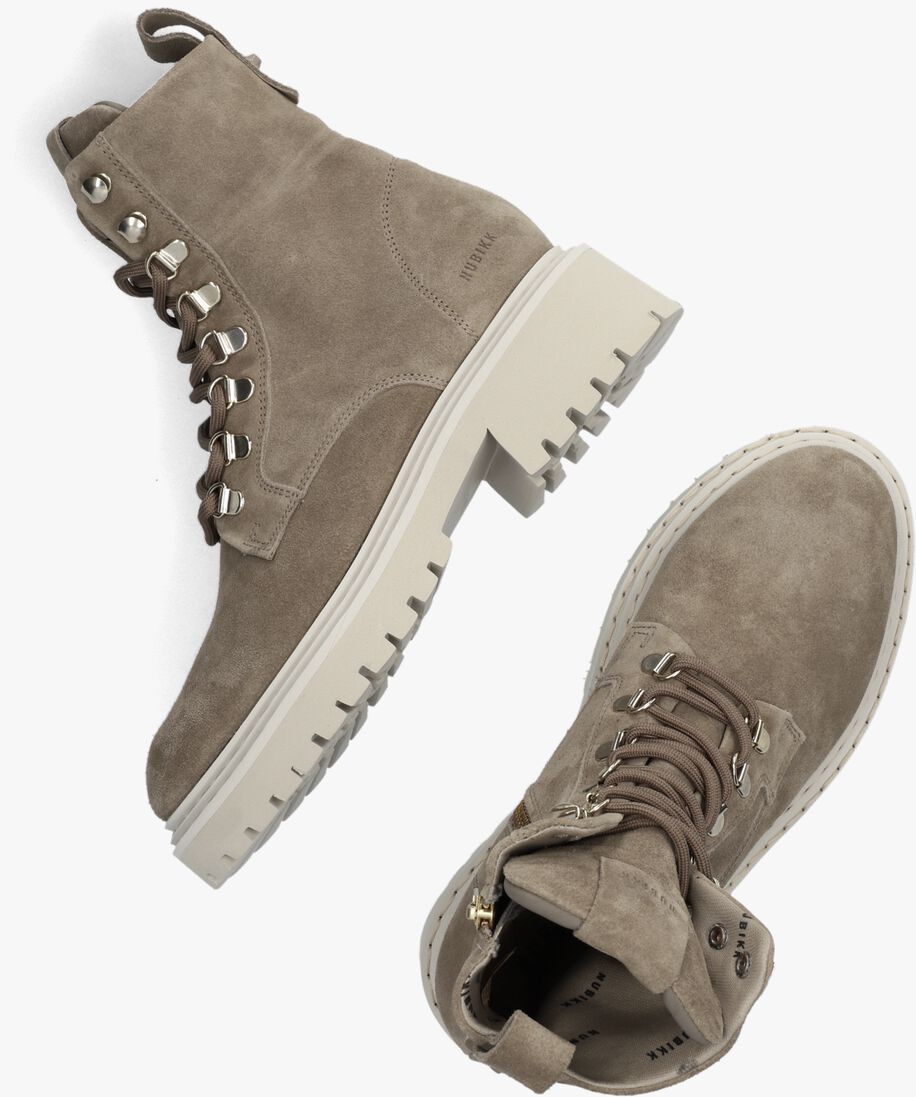 NUBIKK taupe nubikk veterboots frankie june
